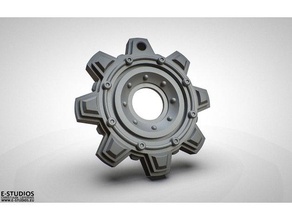 cog medal 1 other gears war 2 3 4 hanger jewelry pendant replica 3d print model - Mito3D