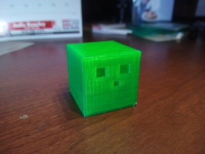 minecraft slime oyuncaklar oyunlar rakamlar openscad 3d print model - Mito3D