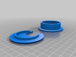 my customized 2125 inch grommet office 3d print model - Mito3D