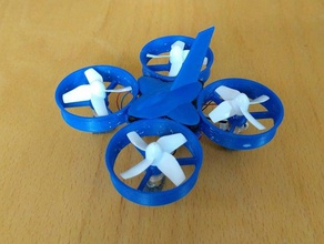 inductrix quadro rc veículos lâmina voando micro quadcopter mini quad rádio controle 3d print model - Mito3D