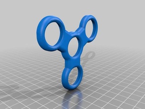 tri spinner fidget fixed other makeprintable 3d print model - Mito3D