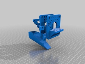 d-bot carriage chimera volcanos 3d printer parts customized 3d print model - Mito3D