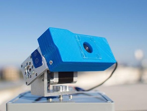 logitech c920 webcam solar tracker mount cover engineering 3d print model - Mito3D