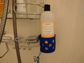 cremalheira do chuveiro extensão casa de banho 3d print model - Mito3D