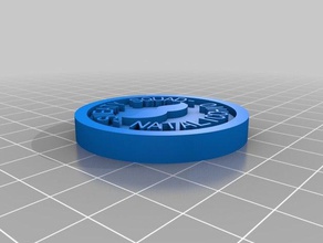 ssc nacho Münzen Abzeichen angepasst 3d print model - Mito3D