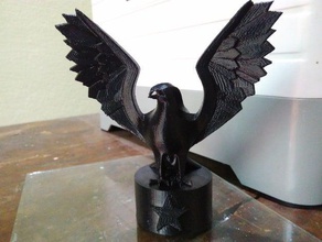 águila estatua de flashforge soñador 3d impresión 3d print model - Mito3D