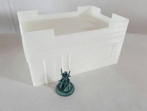 infinity miniature housing buildings structures 28mm scale game 3d print model - Mito3D