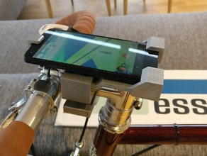 phonecubator móveis 1 3 13 suporte para montagem em bicicleta de telefone celular essiq titular iphone nexus oneplus oneplus3 do pokemon smartphone monte 3d print model - Mito3D