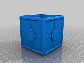 crate 6x6 3d printing infinity game 3d print model - Mito3D