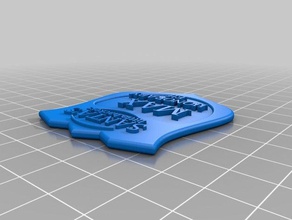 max elf emblema santas hackers pouco moedas emblemas personalizado 3d print model - Mito3D