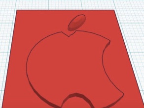 logo apple 3d stampa 3d print model - Mito3D