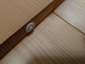 tassello punto centrale la lavorazione del legno fai da te 3d print model - Mito3D