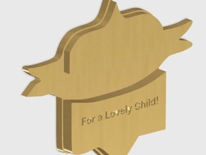 child badge fashion 3d print model - Mito3D