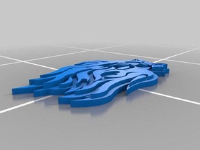 linn-mar lion sport im freien 3d print model - Mito3D