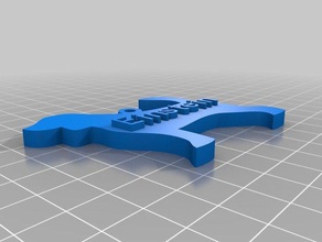 einstein Schlüsselbund Schlüsselanhänger angepasst 3d print model - Mito3D