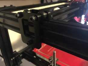 d-bot 3-roda h-barra de arrimo 3d a impressora partes 3d print model - Mito3D