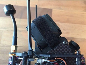 qav-x gopro sesión de monta 25&deg 35&deg 45&deg rc vehículos la cámara charpu drone lumenier 3d print model - Mito3D