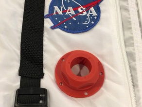 traje de astronauta ligação mangueira espaço 3d print model - Mito3D