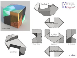 puzzle cube Rätsel box 3d print model - Mito3D