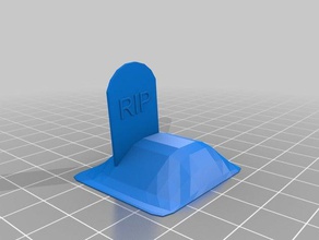 head stone decor halloween headstone tombstone 3d print model - Mito3D