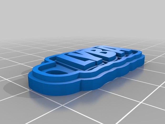 lyba Anahtarlık özelleştirilmiş 3D print model - Mito3D