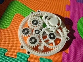 gear toy meshing gears mechanical toys 3d print model - Mito3D