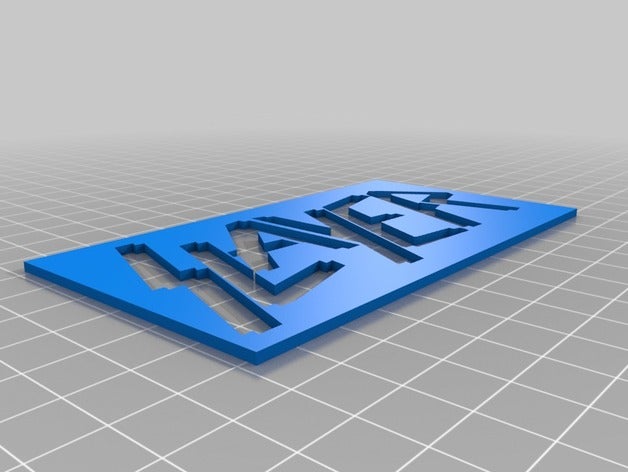 slayer pochoir tatouage des signes logos 3D print model - Mito3D