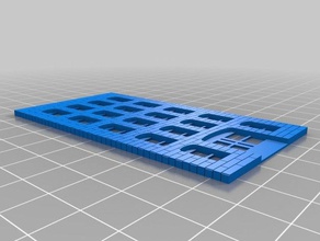 il mio personalizzato modulare edificio di mattoni gli edifici strutture 3d print model - Mito3D