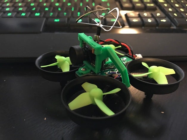 support de caméra eachine tx02 e010 multi angle v2 rc des véhicules whoop fpv cam minuscule 3D print model - Mito3D