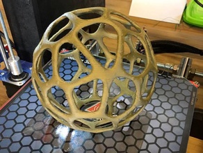 zortrax de voronoi wcuttedbase sculptures 3d print model - Mito3D