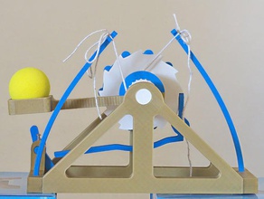 version leonardo da vincis catapult design mechanical toys moment inspiration original prusa i3 mk2 3d print model - Mito3D
