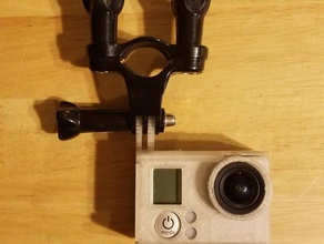 gopro hero 3 cas protecteur de montage la caméra camera obscura drone plus course 3d print model - Mito3D