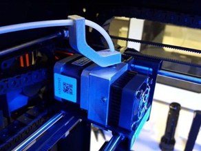 ptfe guia ddg extrusora witbox 1 3 d a impressora extrusoras 3d print model - Mito3D