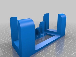 scrivania porta cavi office personalizzato 3d print model - Mito3D