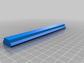 picatinny rail scala booleana di sottrazione sport all'aperto 3d print model - Mito3D