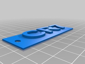 chaveiro avm 3d impressão 3d print model - Mito3D