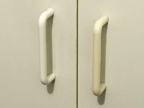 cabinet handle replacement parts drawer pull home depot ikea lowes 3d print model - Mito3D