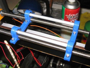 customiser filament reel stand top rods 3d printer parts spool holder prusa i3 mount 3d print model - Mito3D