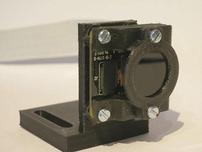 raspberry pi camera v21 stand porte-filtre le bricolage raspi raspicam cam 3d print model - Mito3D
