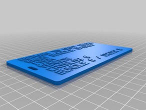 nticu fine tag del template organizzazione personalizzato 3d print model - Mito3D