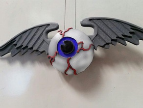 erics flying eyeball sculptures 3d print model - Mito3D