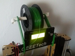 filament holder geetech i3 pro 3d printer accessories printing cheap prusa 3d print model - Mito3D