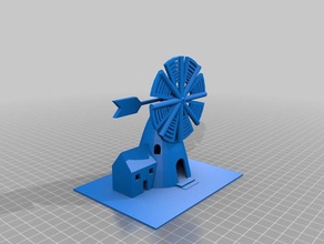 mulino a vento ie2 3d stampa 3d print model - Mito3D