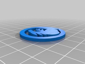 design Drachen-logo 3d drucken 3d print model - Mito3D
