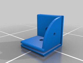 angolo plexiglass botom 3d la stampante parti 3d print model - Mito3D
