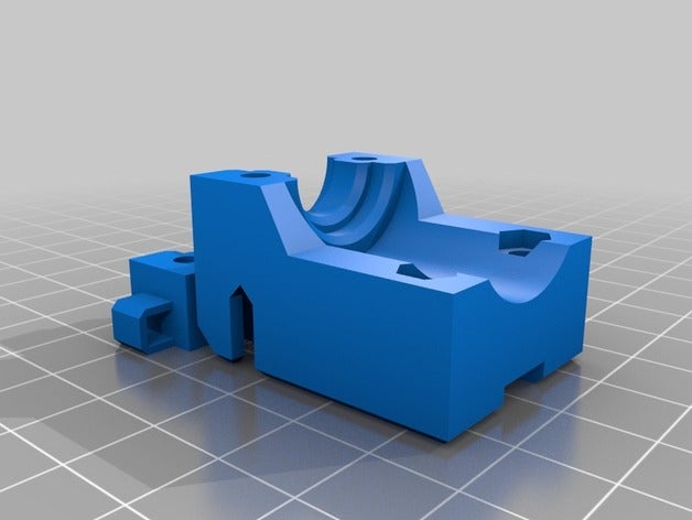 null-offset e3d Halter maker wählen Sie mini Drucker Teile monoprice mp 3D print model - Mito3D
