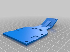arrma raider v2 chassis lower plate rc vehicles parts 3d print model - Mito3D