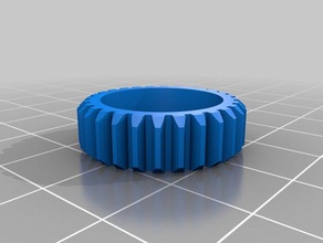 focus gear finger ring size 75 camera customized 3d print model - Mito3D