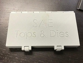 tap die case print place tool holders boxes pnp 3d print model - Mito3D