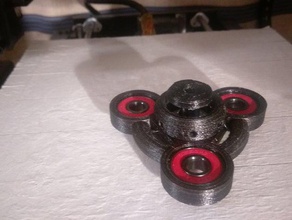 fidget gyro spinner v1 los juguetes juegos 3d print model - Mito3D